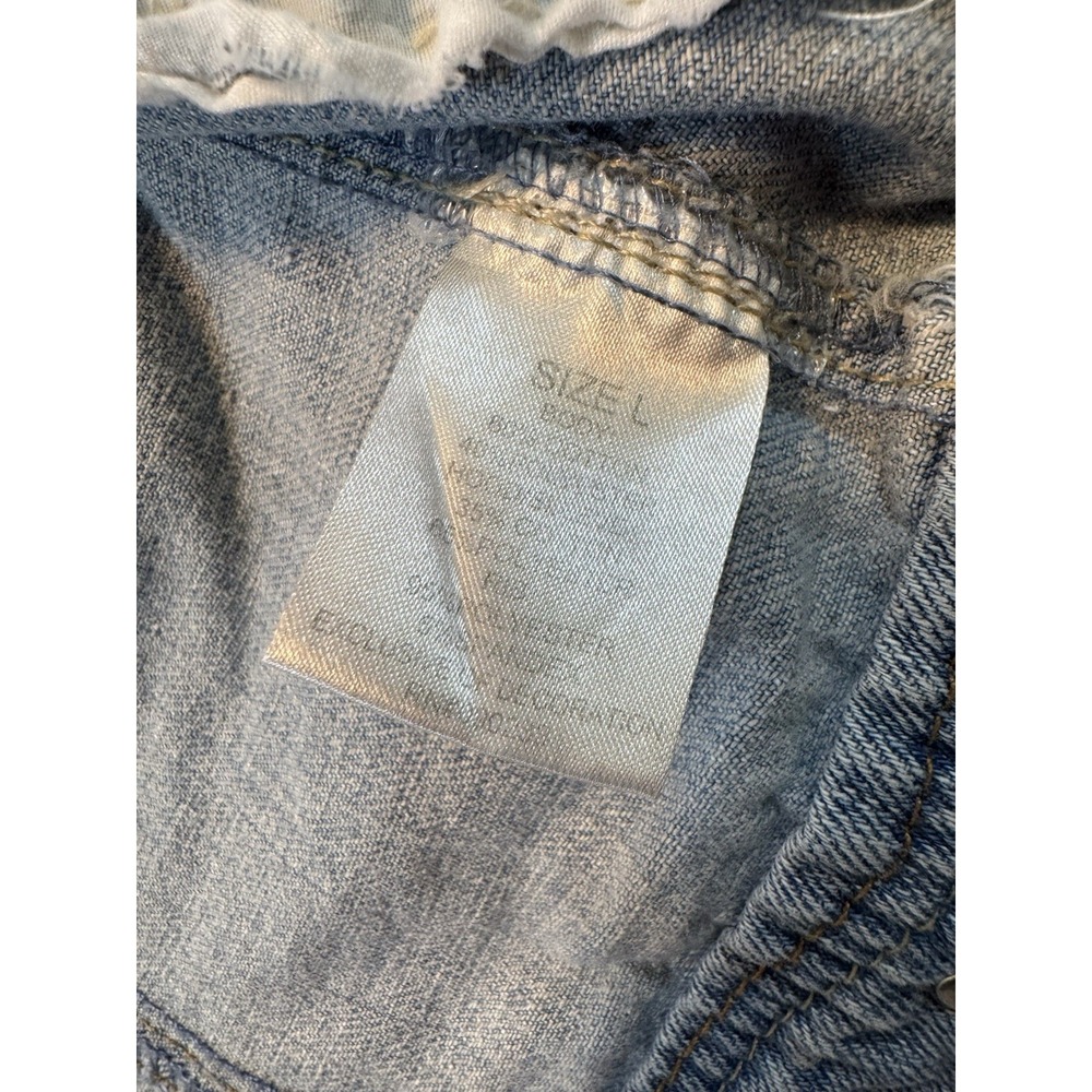Bullhead Jeans Jacket Removable Hood Sweatshirt Girls Large - Picture 11 of 16